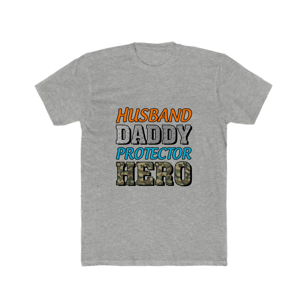 Men's Cotton Crew Tee - Custom Gift For DAD