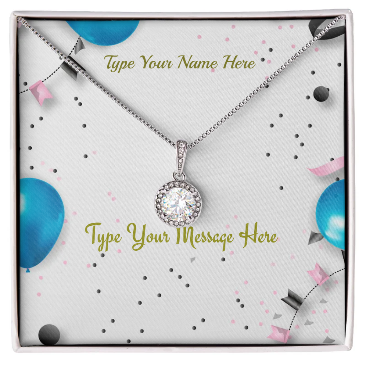 Eternal Hope Necklace -Personalize With Birthday Themes