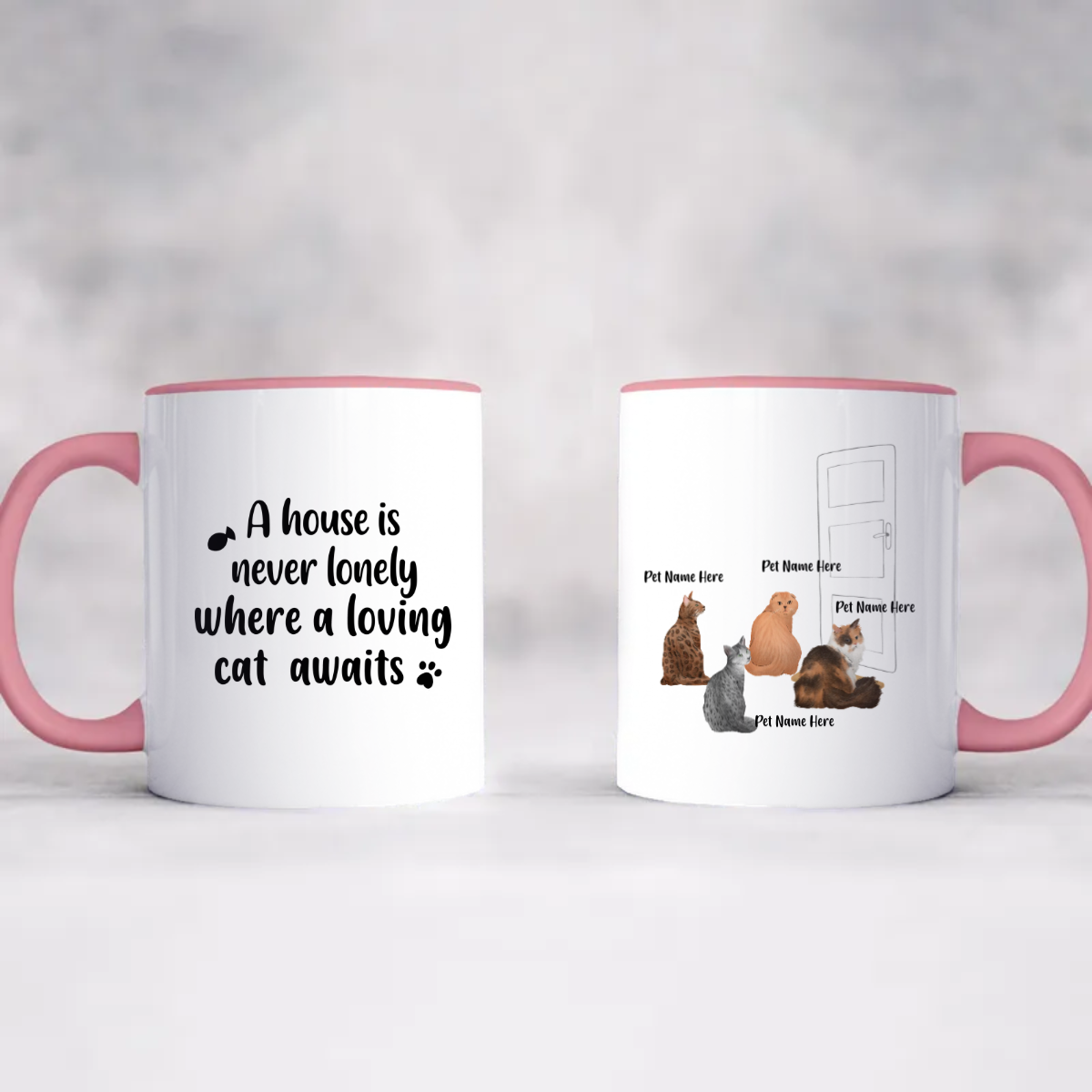 Accent Coffee Mug, 11oz - Personalized Gift For Cat Lover