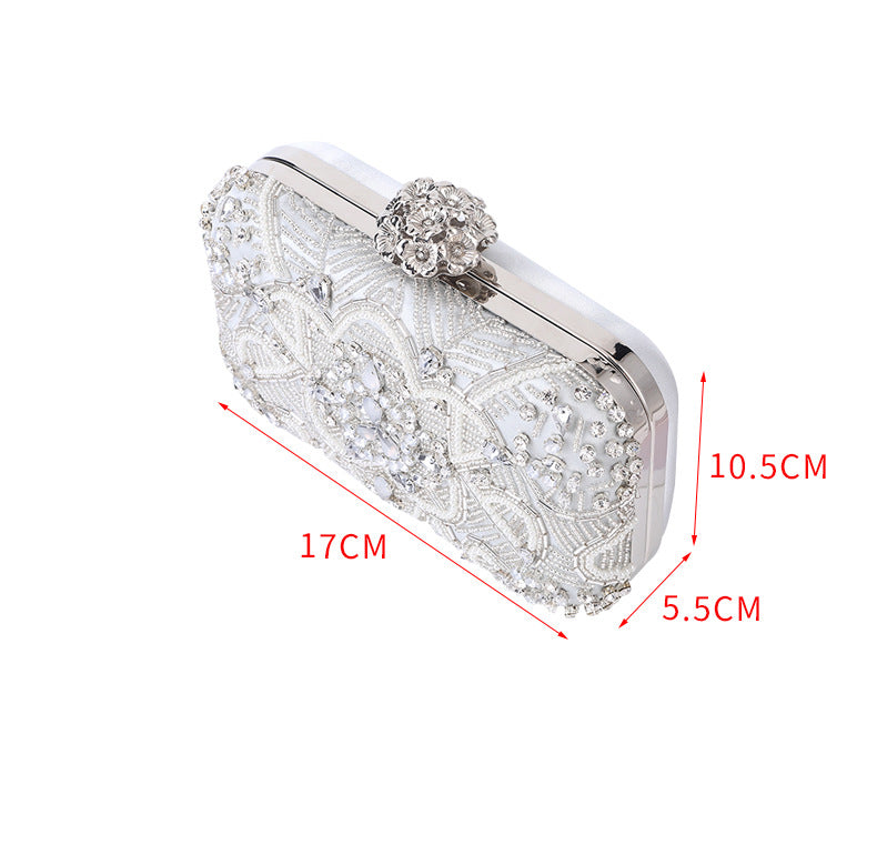 Women's European And American Style Party Bag With Diamonds