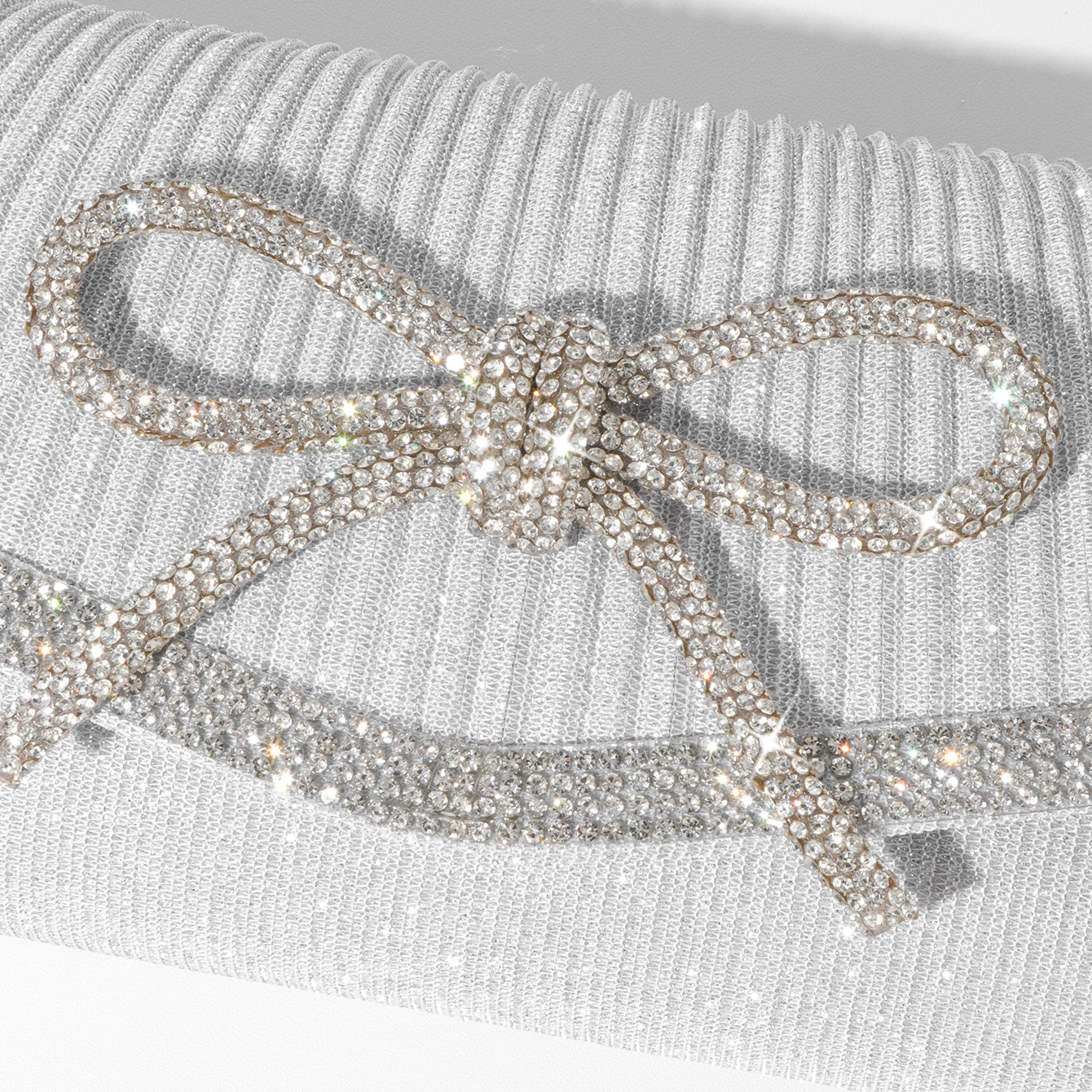 Bow Evening Sparkly Clutch Purses For Women