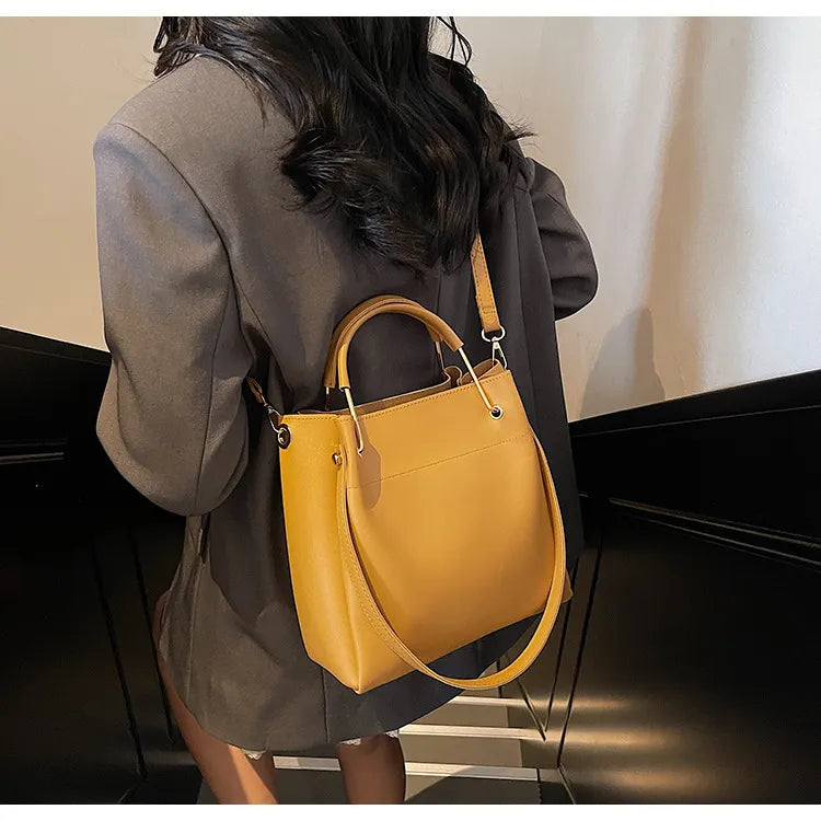 Bucket Bag Simple All-match Portable Shoulder Crossbody Bags