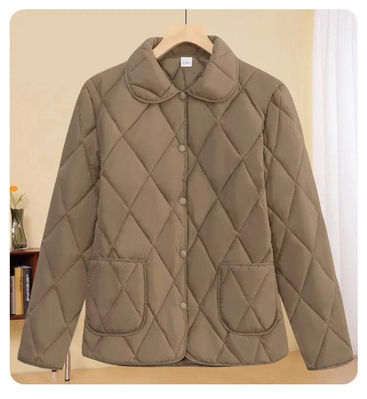 Women's Loose-fitting Lightweight Thin Coat Cotton-padded Jacket