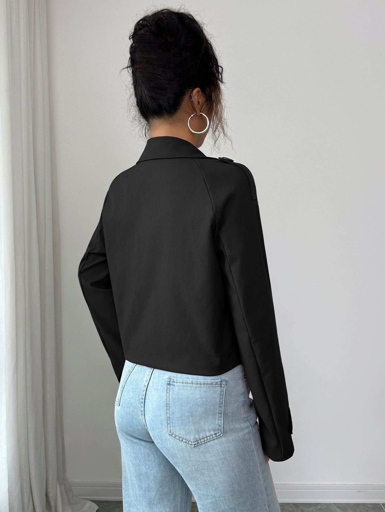 Casual Minimalist Long Sleeve Jacket Vest Coat Women