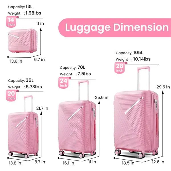 Luggage Set 4-piece Set- FREE USA SHIPPING