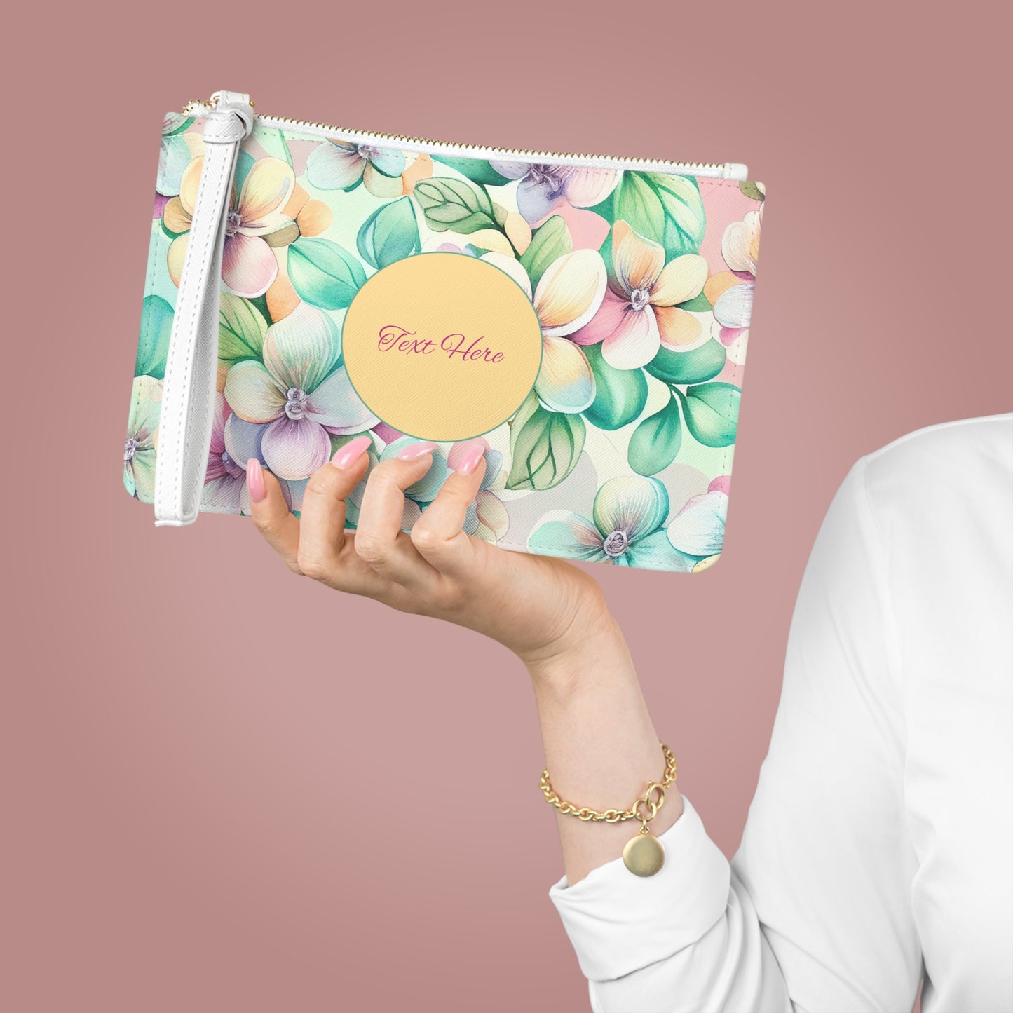 Clutch Bag - Personalize With Floral Designs