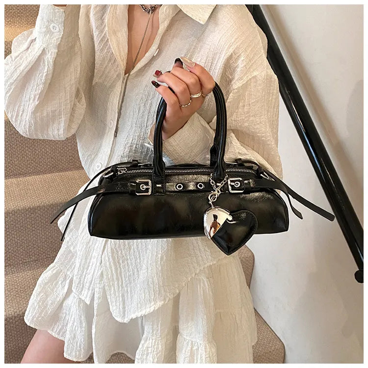 Niche Bowling Bag Design Commuter Fashionable Shoulder Bag