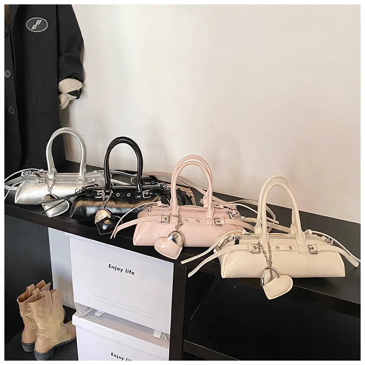 Niche Bowling Bag Design Commuter Fashionable Shoulder Bag