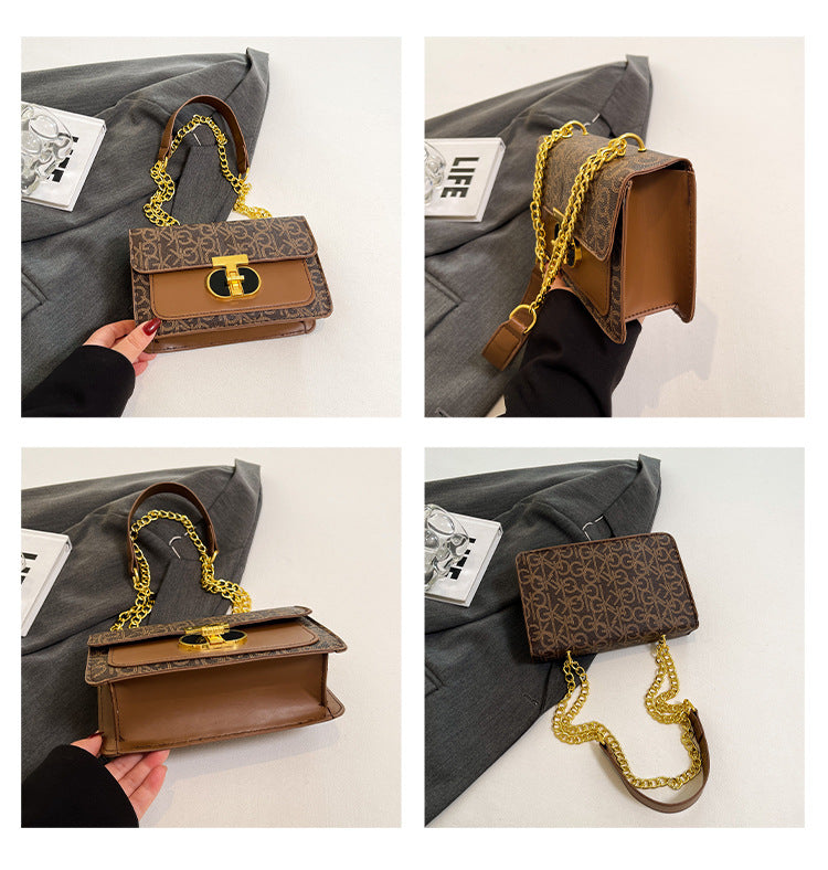 Spring New All-Match Instagram-Style Shoulder Crossbody Bag Small Square