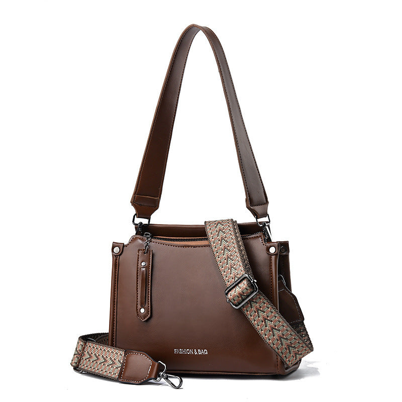 Women’s Small Square Bucket Crossbody Shoulder Bag