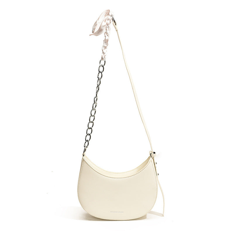 Simple All-match Retro Fashion Shoulder Trendy Small Saddle Bag