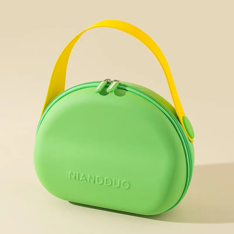 Dopamine-color Shell-shape Multi-purpose Cosmetic Handbags For Women