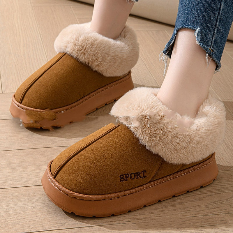 Cozy Plush Soft Slippers Shoes For Women