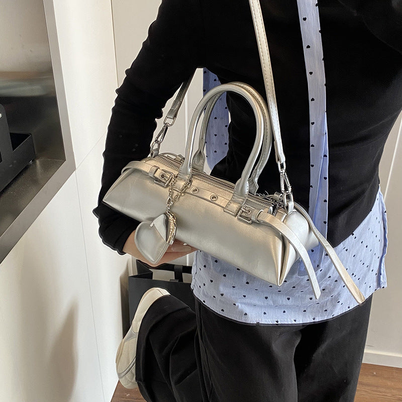 Niche Bowling Bag Design Commuter Fashionable Shoulder Bag