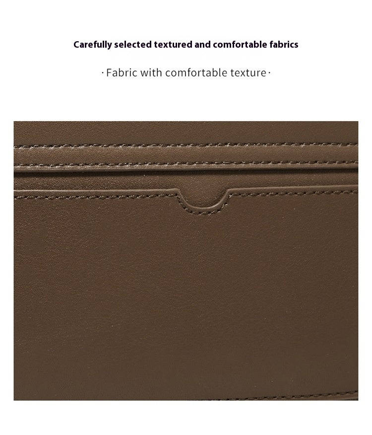 Two-layer Cowhide Genuine Leather Square Shoulder Messenger Bag