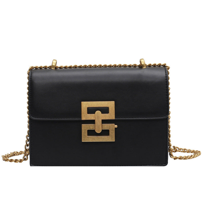 New European And American Retro Handbags Fashion Chain Small Square Bag