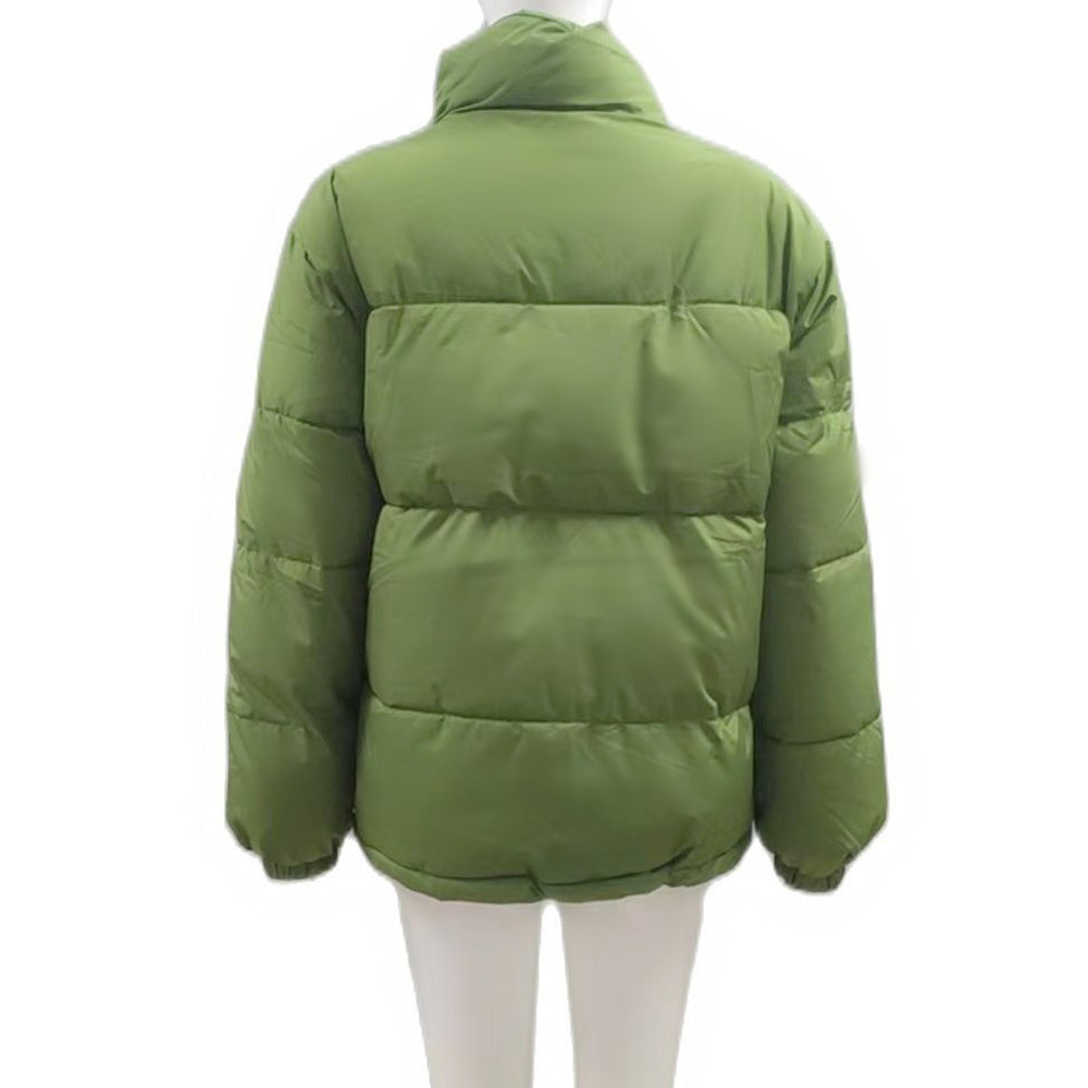 Winter Coat Women Casual Windproof Down Cotton Coat Warm Thickened Jacket Solid Outwear All-match Loose Tops Clothing