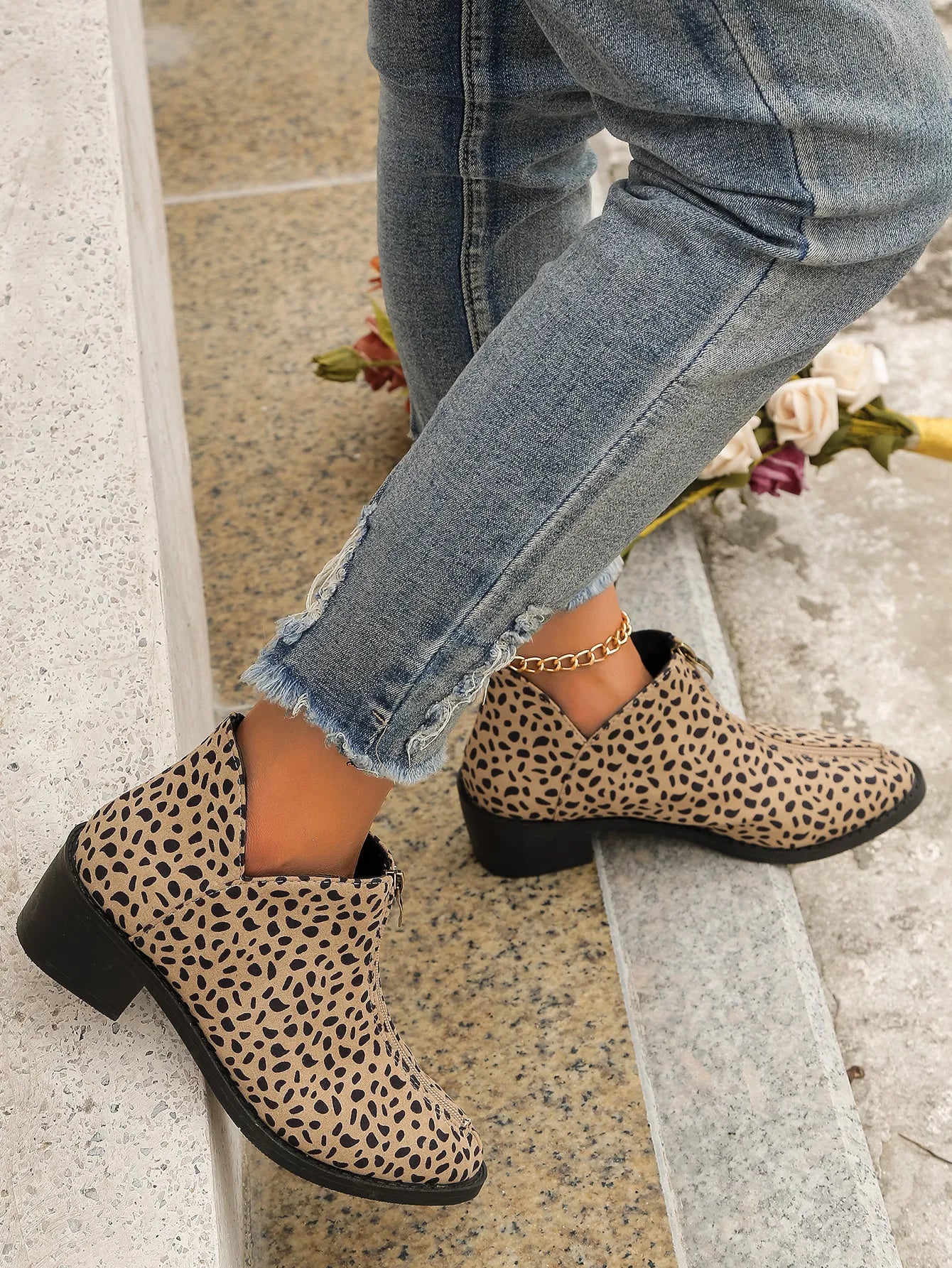 Low-cut Fashion All-matching Women's Boots