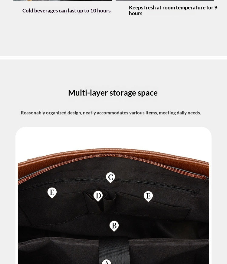 New Stylish  Trendy European And American Retro Single-shoulder Tote Bag