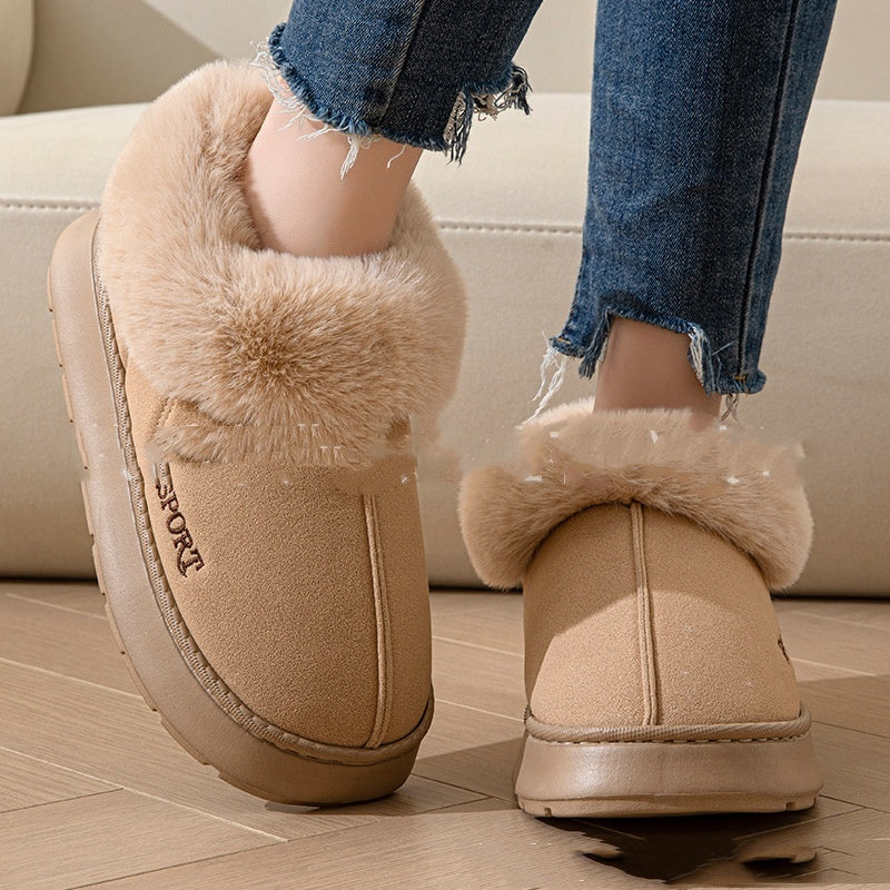 Cozy Plush Soft Slippers Shoes For Women