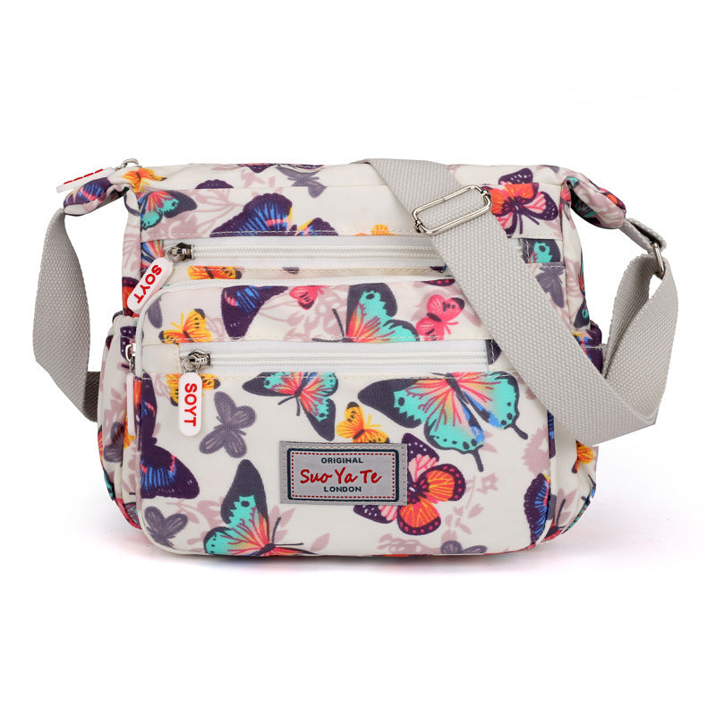 Printed Shoulder Bag Lightweight Outdoor Simplicity Travel