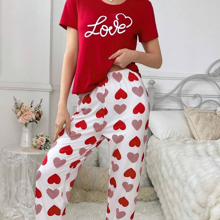 Women's Ladies' Homewear Printed Pajamas