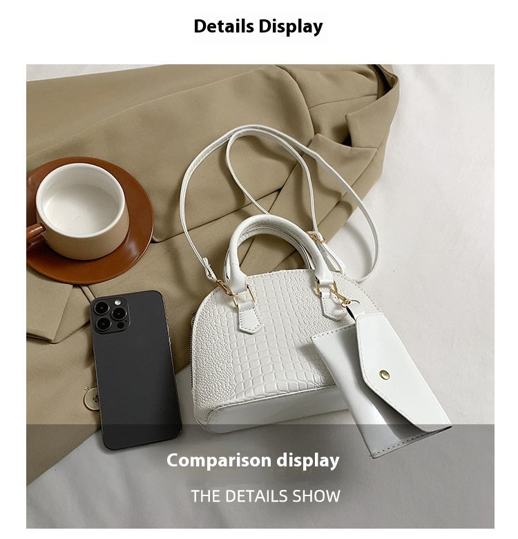 Women's Simple Shoulder Messenger Bag Shell Bag