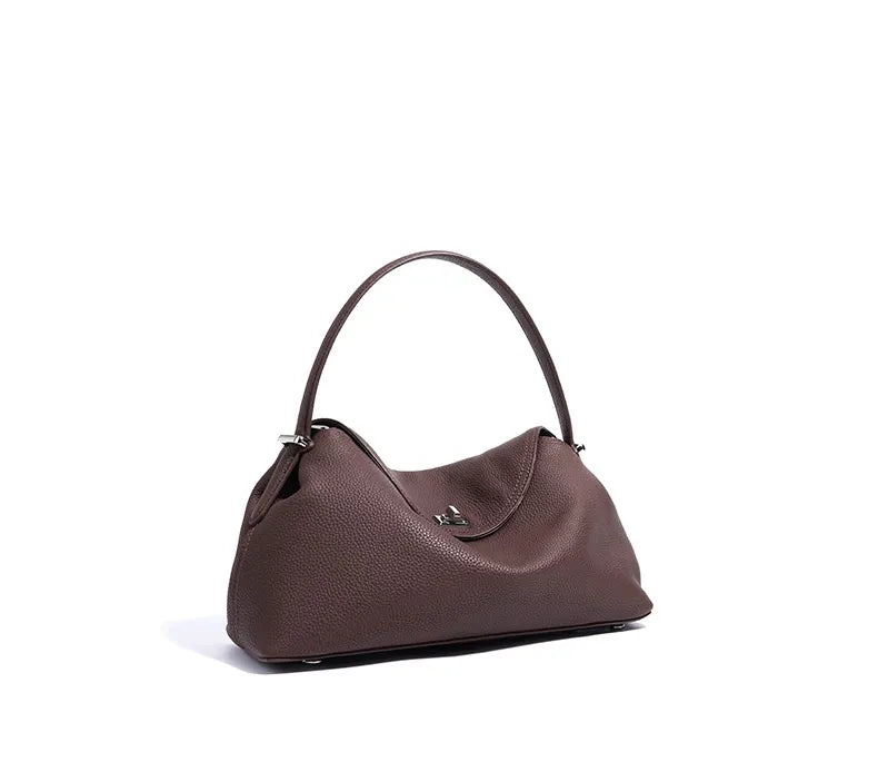 Shoulder Messenger Bag Fashionable All-match Bag Cowhide Leather