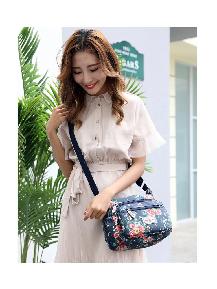 Printed Shoulder Bag Lightweight Outdoor Simplicity Travel