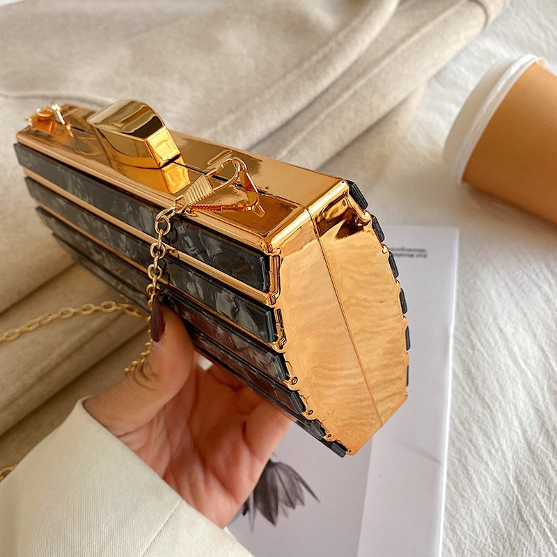 Women's High-end Patch Acrylic Evening Bag
