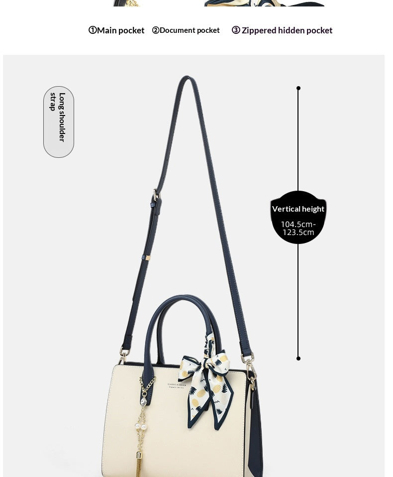 Premium Leather Crossbody Bag With A Spacious Design
