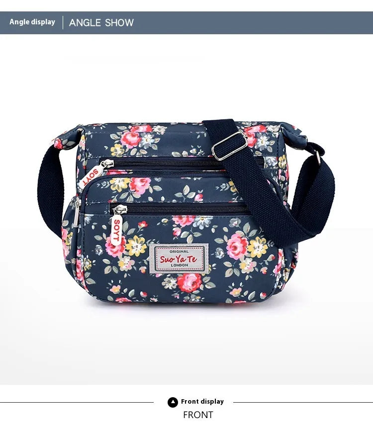 Printed Shoulder Bag Lightweight Outdoor Simplicity Travel