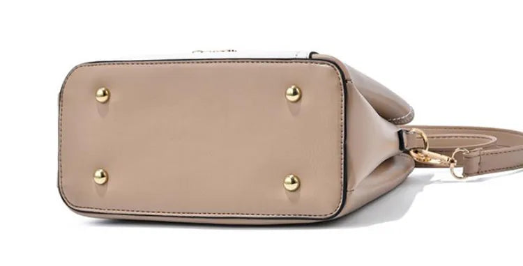 Color Block Handbag Love Tassel Decor Crossbody Bags For Women