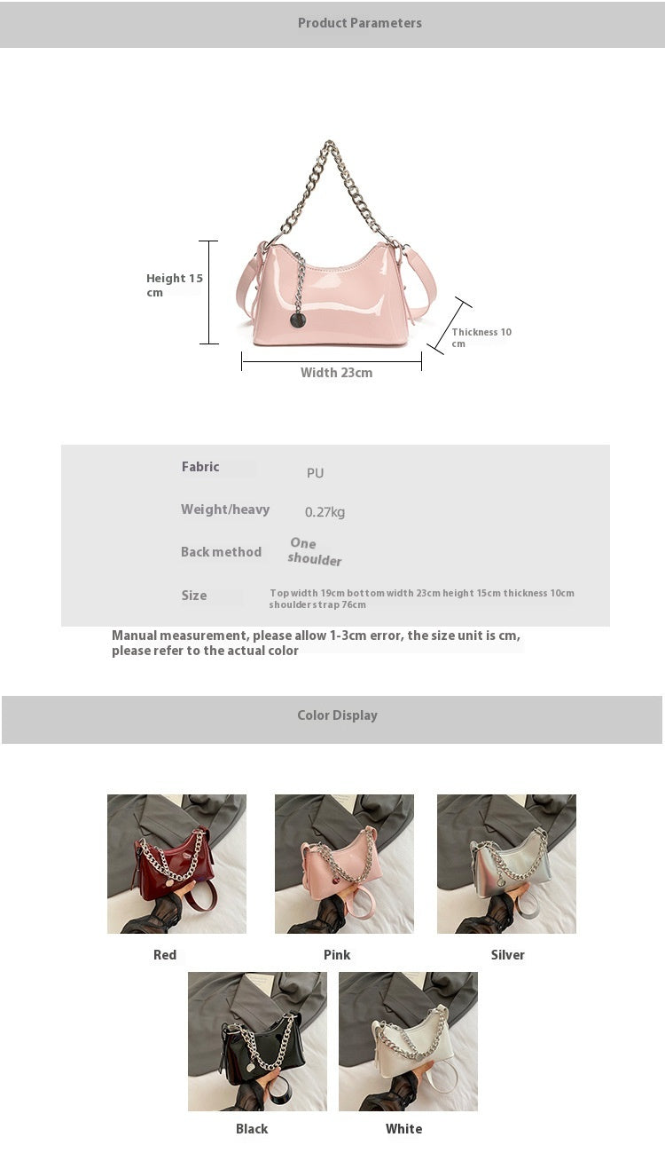 High-end Western Style Underarm All-match Special-interest Design One-shoulder Crossbody Bag