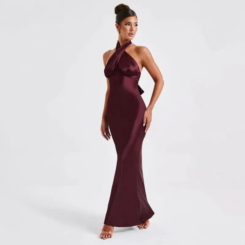 Summer Fashion Elegant Backless Sleeveless Dress