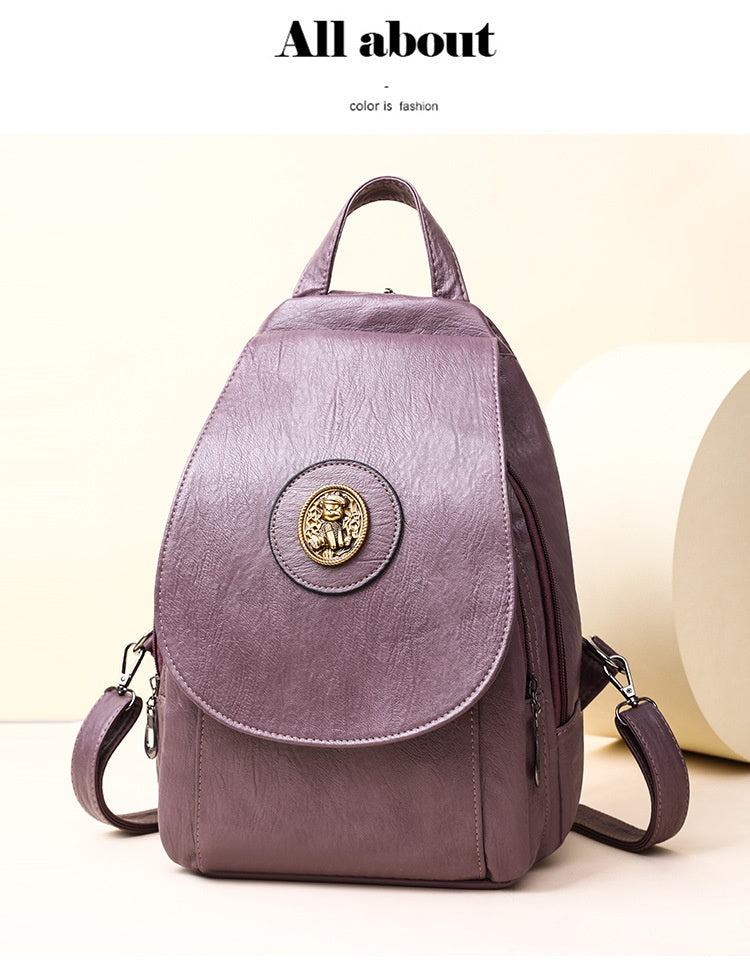 Simple Large Capacity Crossbody Chest Bag Leisure Travel Small Backpack