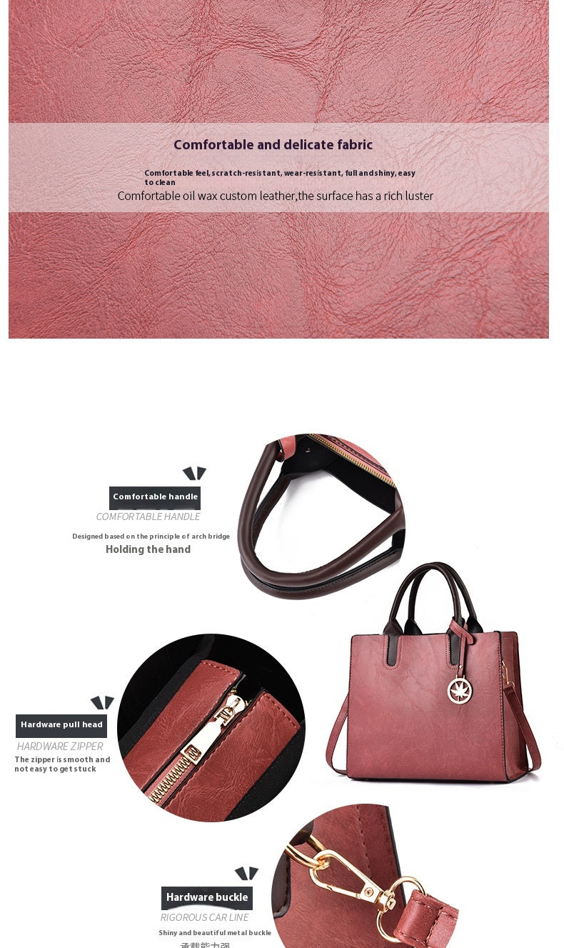 Women's Large Capacity Three-piece Messenger Bag