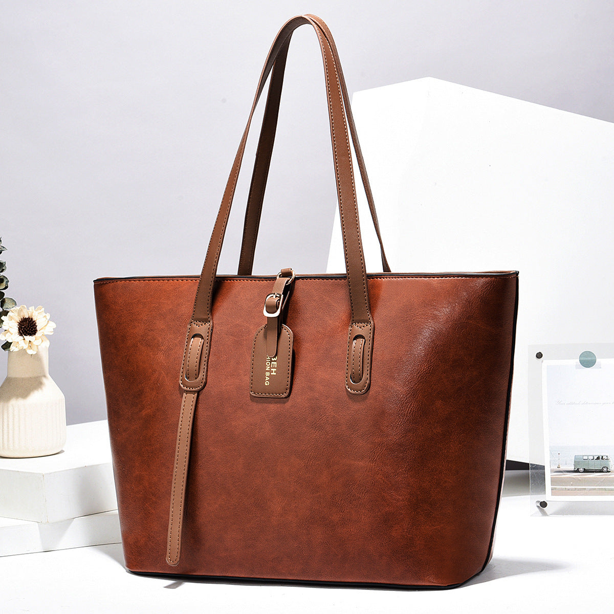 Leather Pattern Versatile High Quality Shoulder Messenger Handbag