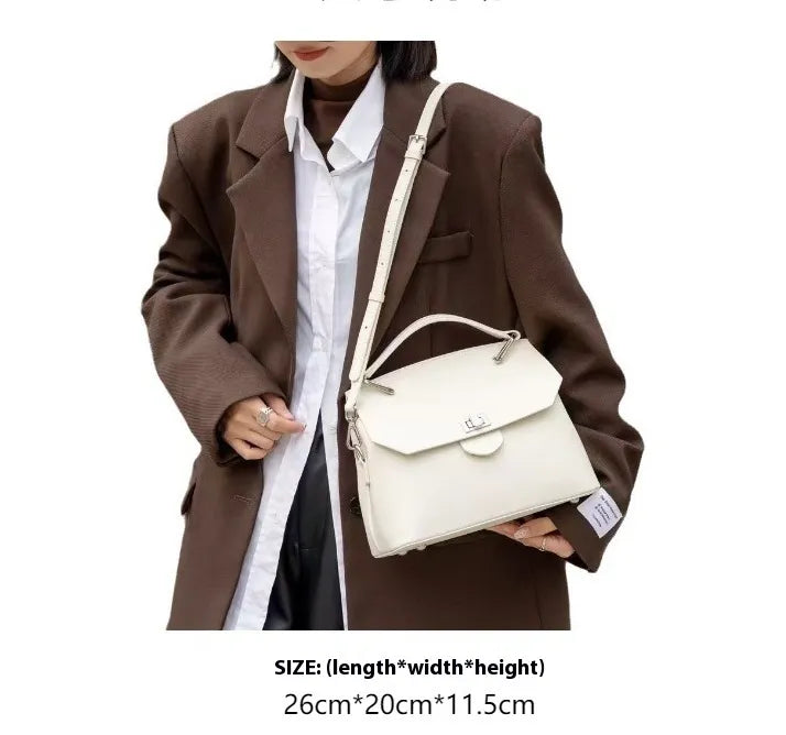 Genuine Leather High-grade Sentong Handheld Versatile Light Luxury Messenger Bag
