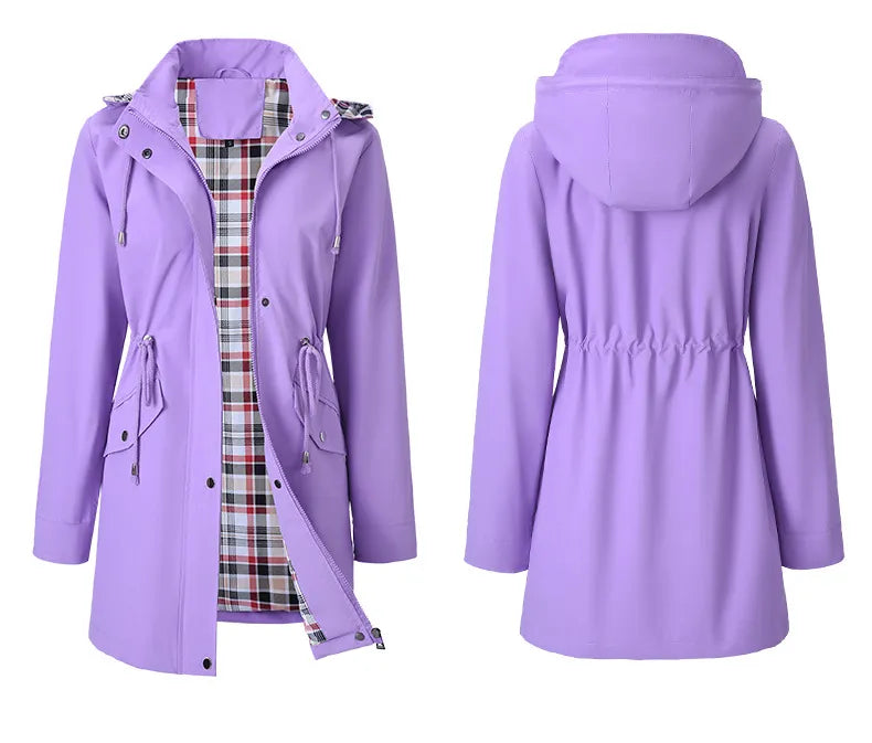 Women's Windbreaker Waterproof Elegant Style