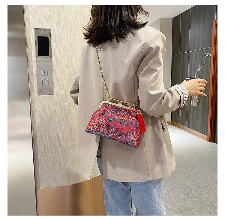 Chinese Style Embroidery Cheongsam Bags Women's Handbag