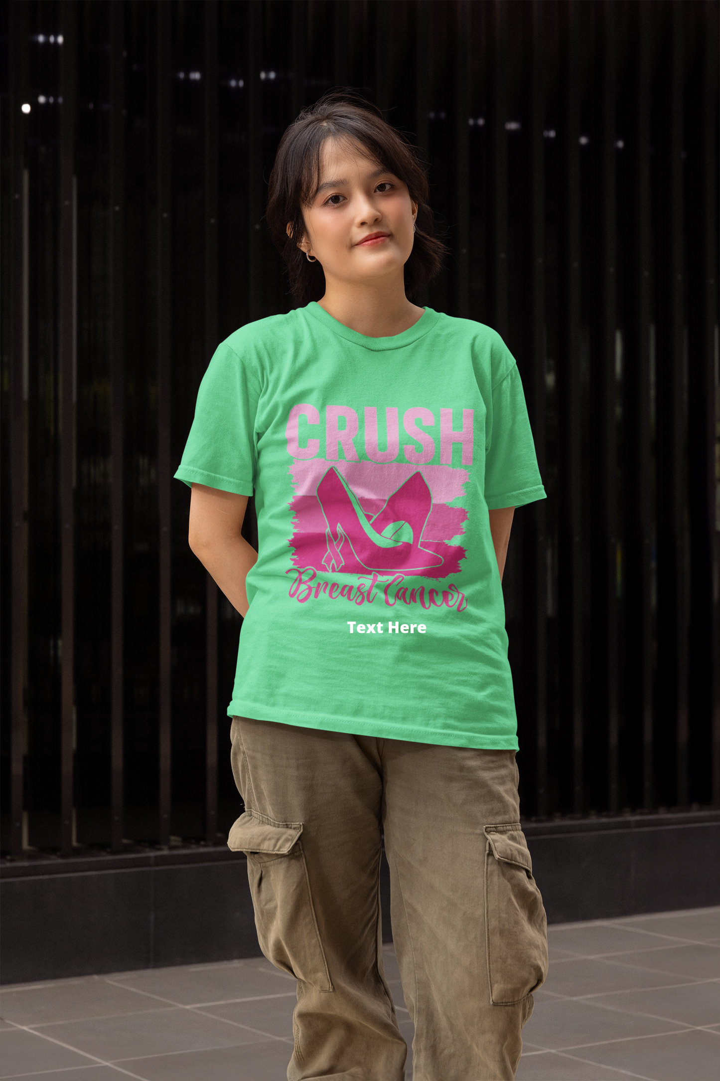 Unisex Softstyle T-Shirt - Personalize With Breast Cancer Awareness Quotes