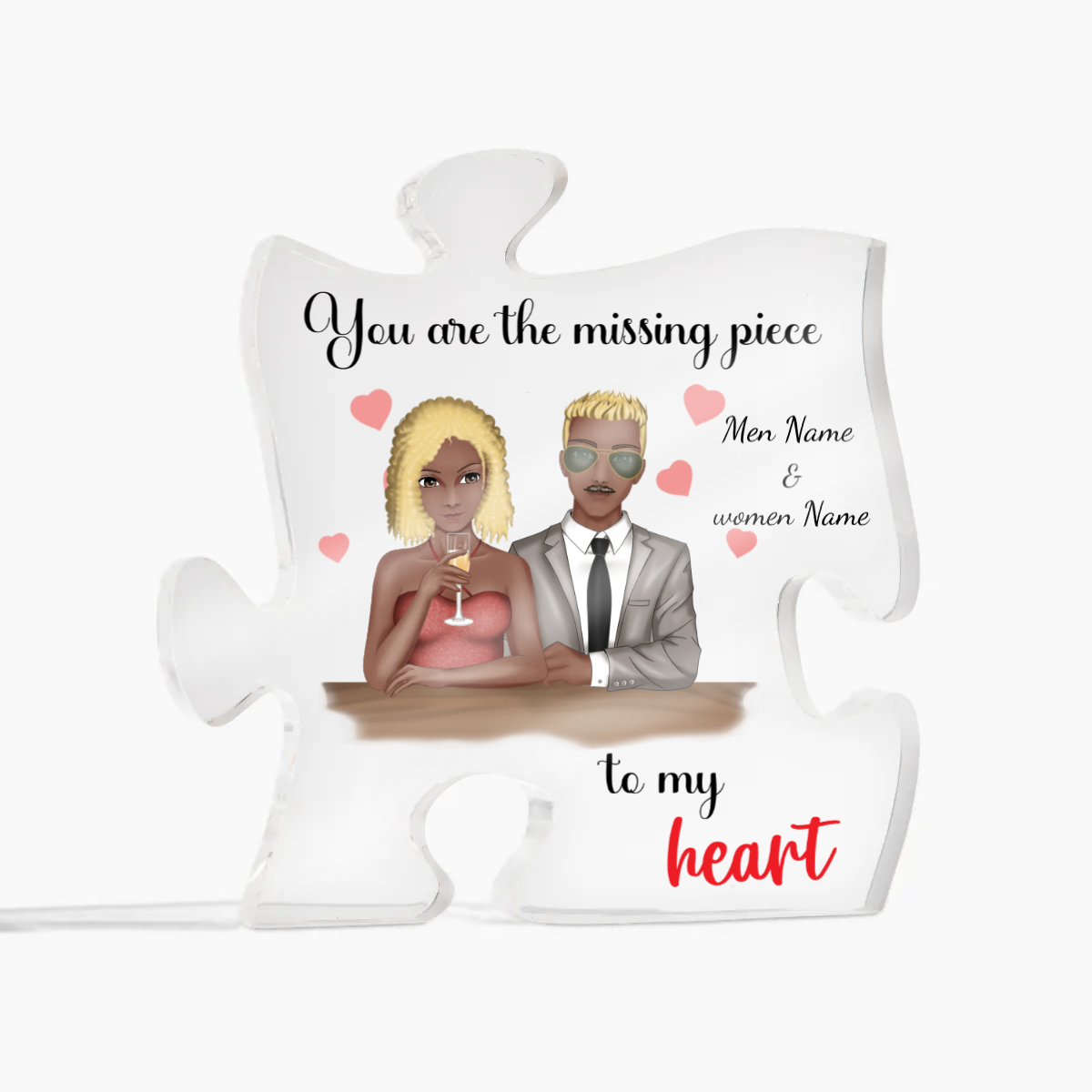 Acrylic Puzzle - Personalized Gift For Valentine