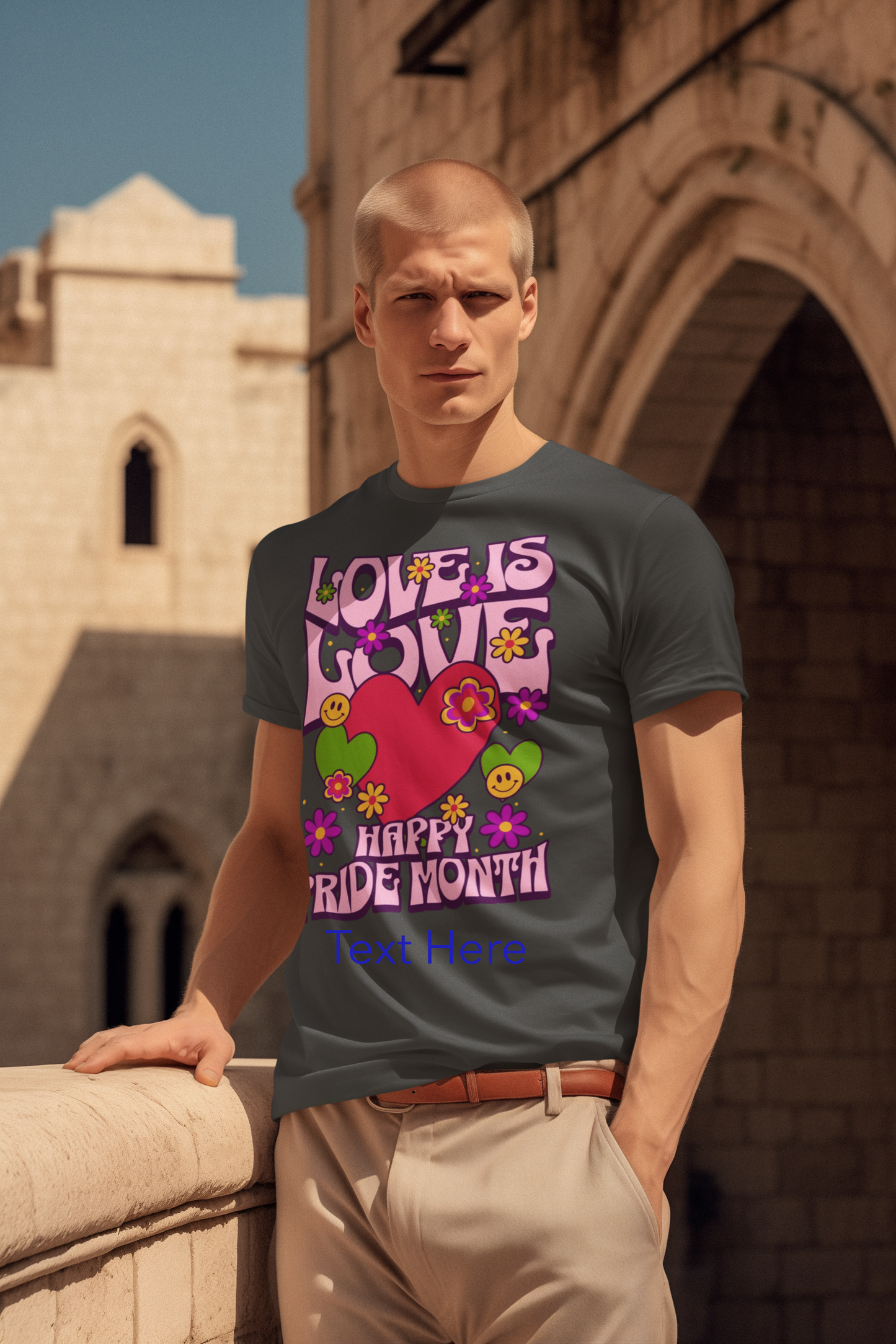 Unisex Softstyle T-Shirt - Personalize with Valentine Themes