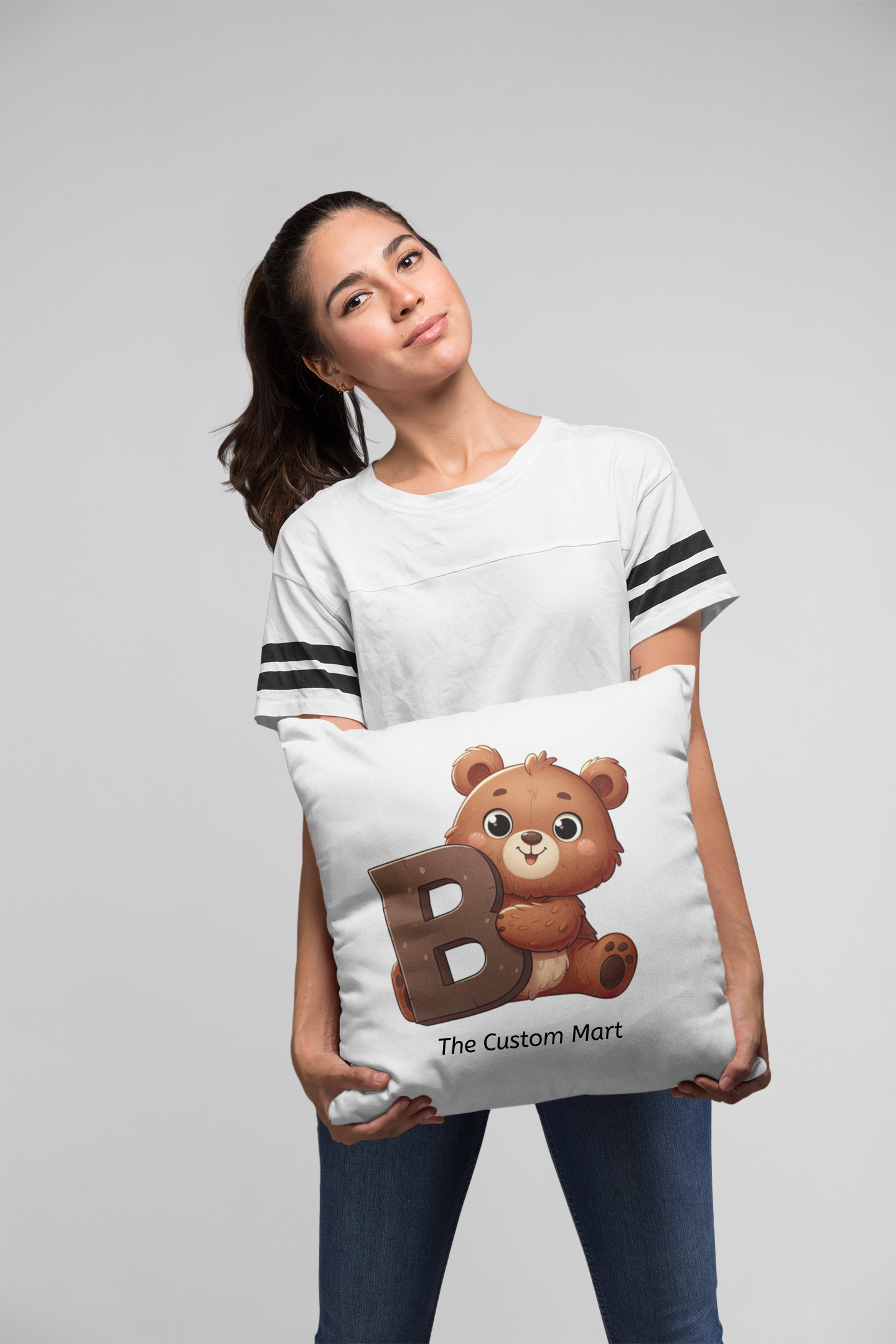 Classic Pillow - Personalize With Cute Animal Letters