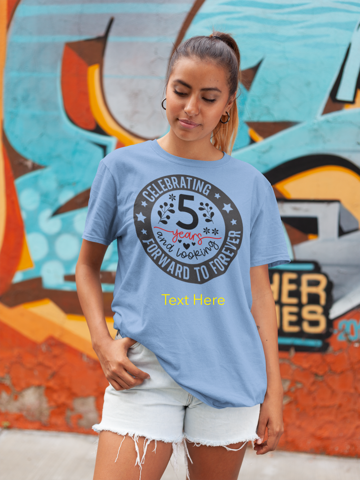 Unisex Softstyle T-Shirt- Personalized Anniversary Gifts