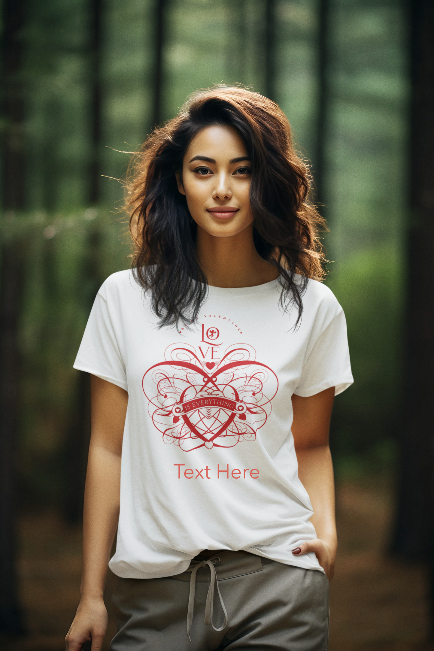 Unisex Softstyle T-Shirt - Personalize with Valentine Themes