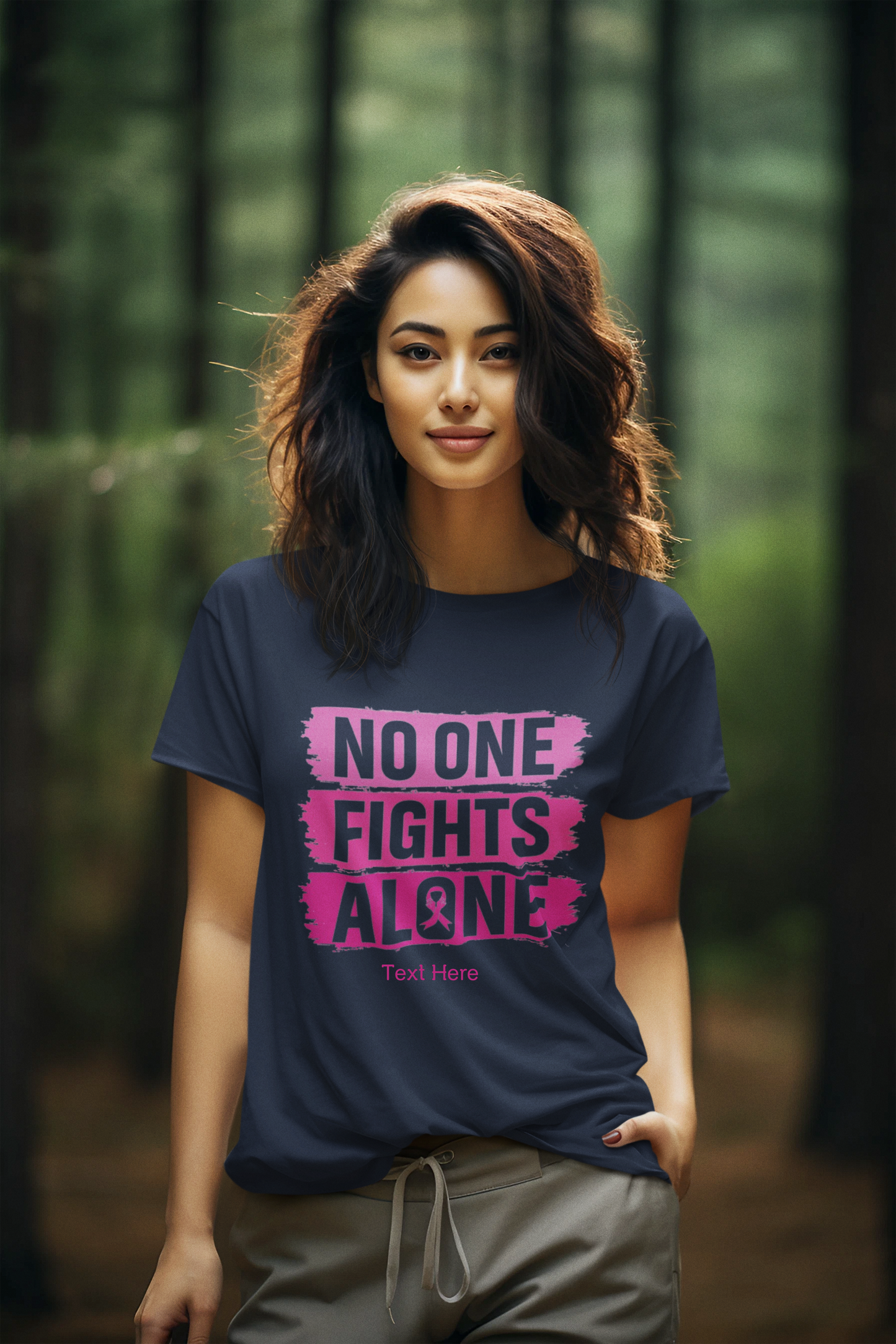 Unisex Softstyle T-Shirt - Personalize With Breast Cancer Awareness Quotes