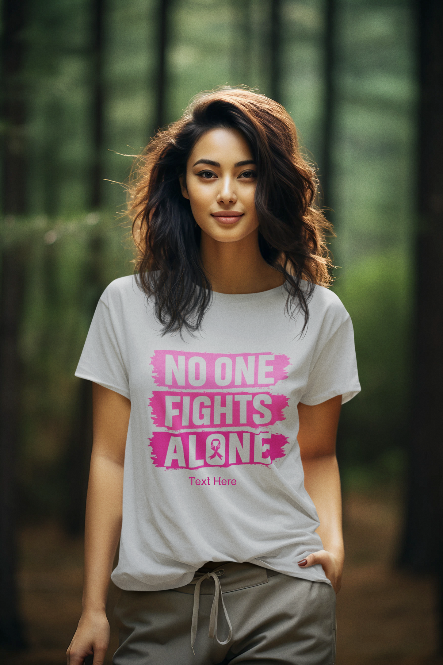 Unisex Softstyle T-Shirt - Personalize With Breast Cancer Awareness Quotes