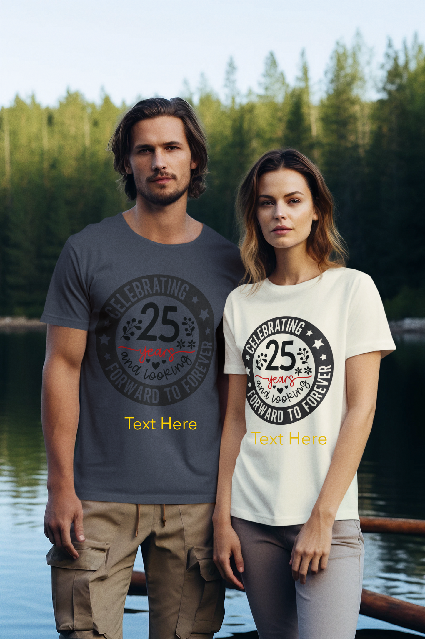 Unisex Softstyle T-Shirt- Personalized Anniversary Gifts